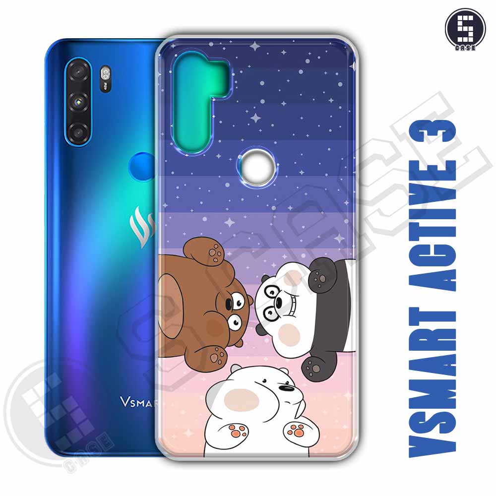 Ốp cho Vsmart Active 3 hình chú Gấu A800-031