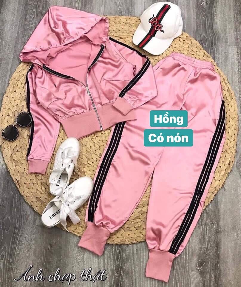 Set đồ bộ nữ chất da cá cao cấp lđ 062019