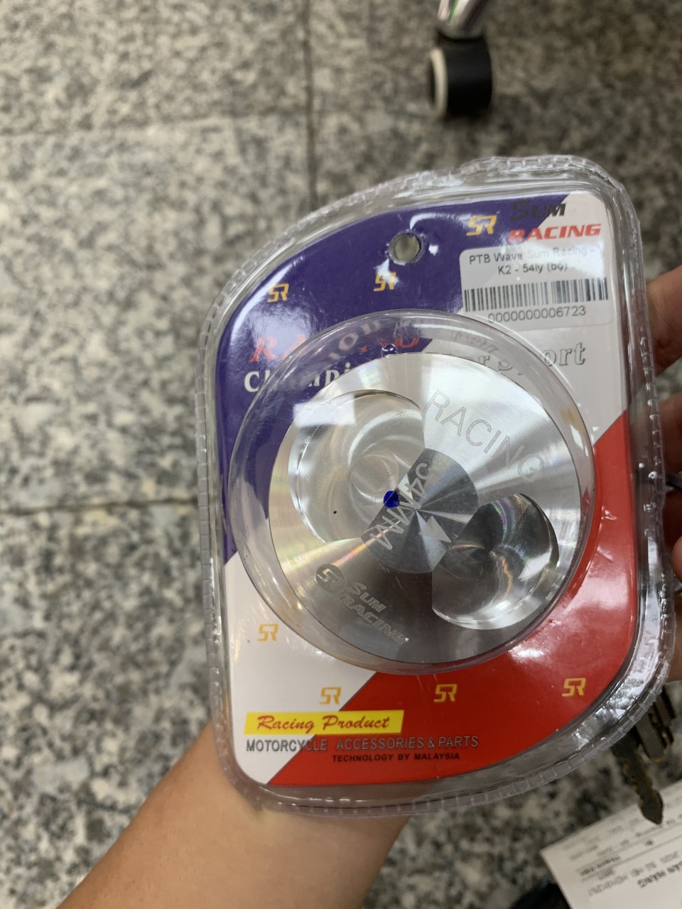 [HCM][Mới] Trái Piston nén 54mm đầu cao cho Wave/Dream/Sirius
