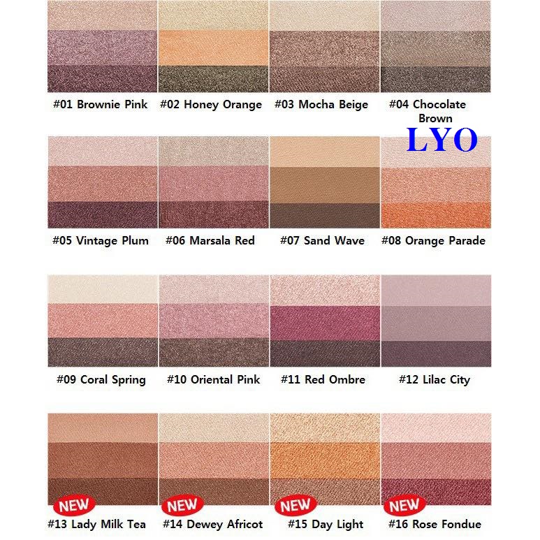 Phấn Mắt 3 Màu Missha Triple Shadow version 1.5g.