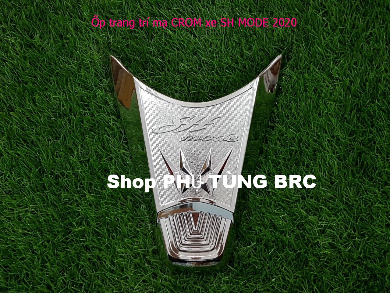 Combo 6 món ốp trang trí mạ CROM xe SH MODE 2020 trở lên.