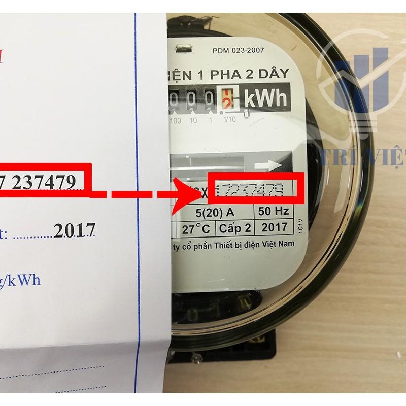 CÔNG TƠ ĐIỆN 1 PHA EMIC CV140 5(20A) - Có giấy kiểm định