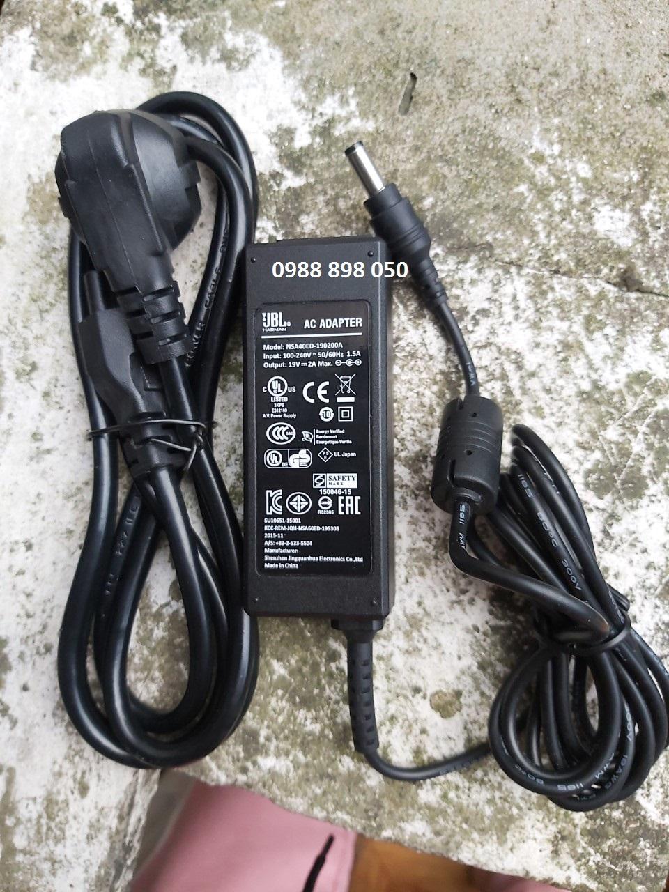 Sạc 19v 2a cho loa jbl bảo hành 12 tháng