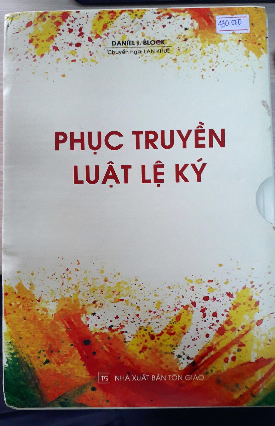 [HCM]Phục Truyền luật lệ Ký