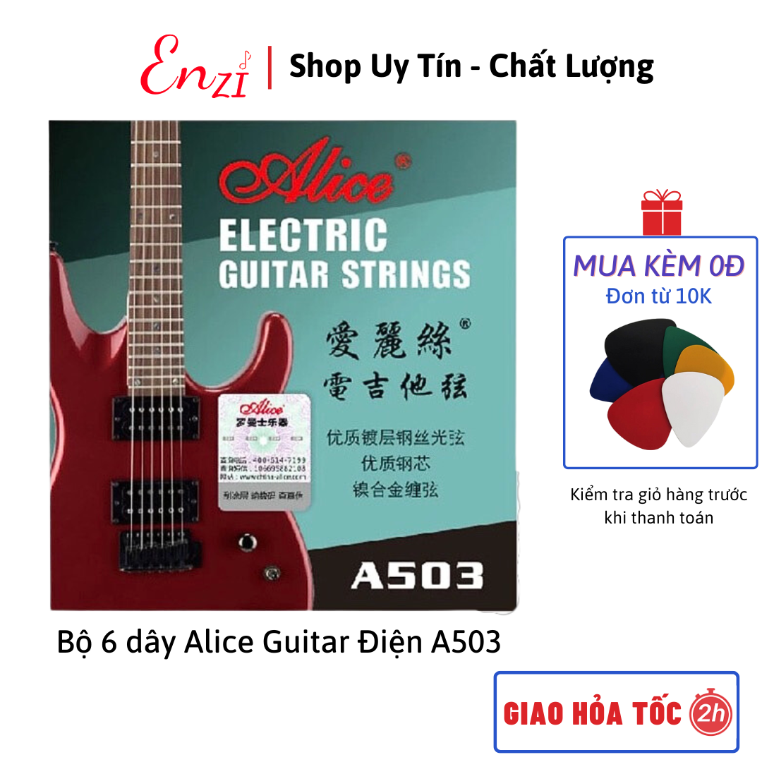 Dây đàn Giutar điện Alice A503 dùng cho mọi loại đàn guitar điện Enzi