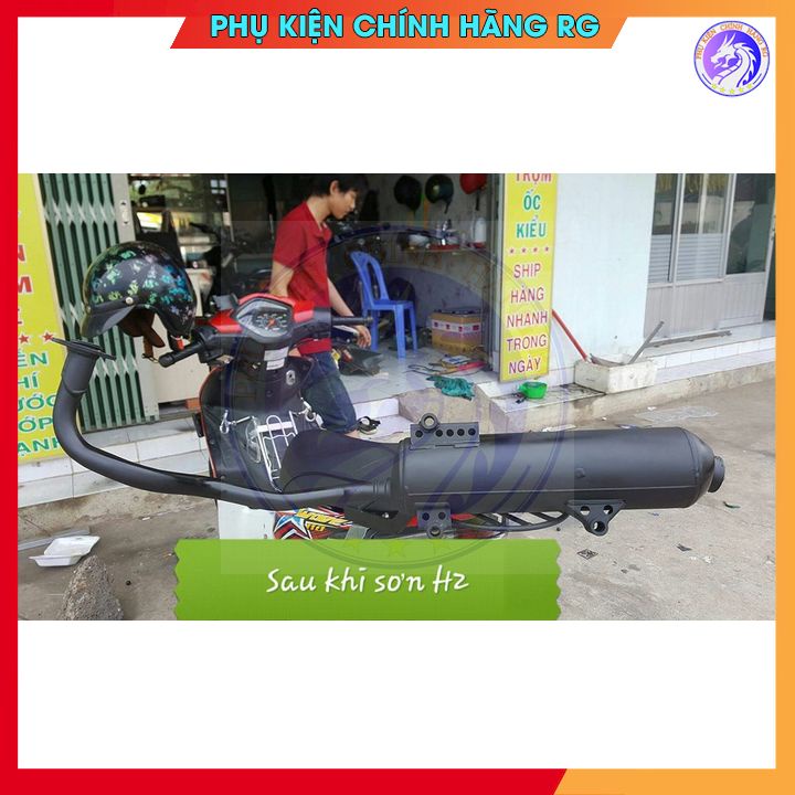 Sơn Pô Chịu nhiệt samurai h2 màu đen