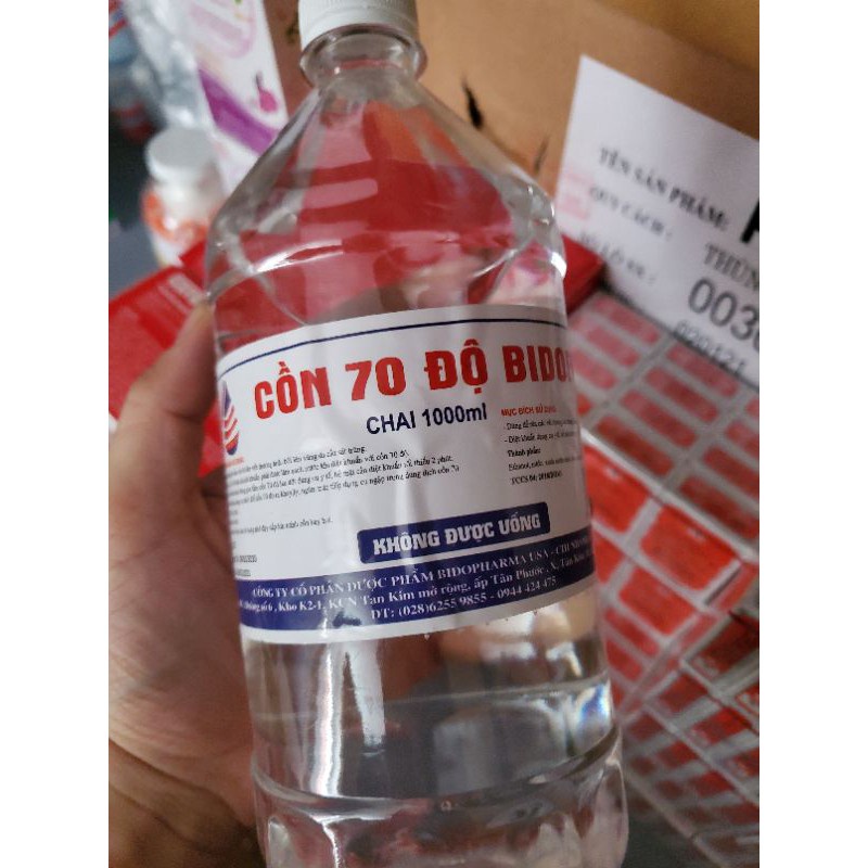 Cồn sát khuẩn 70 độ dạng xịt y tế 1000ml SUKADO