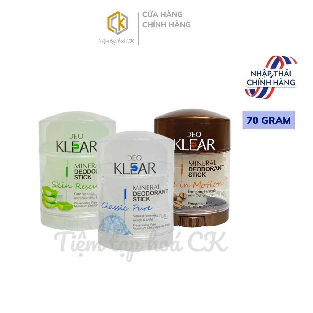 Lăn Khử Mùi, lăn nách mùi cà phê KLEAR Thái lan 70gr
