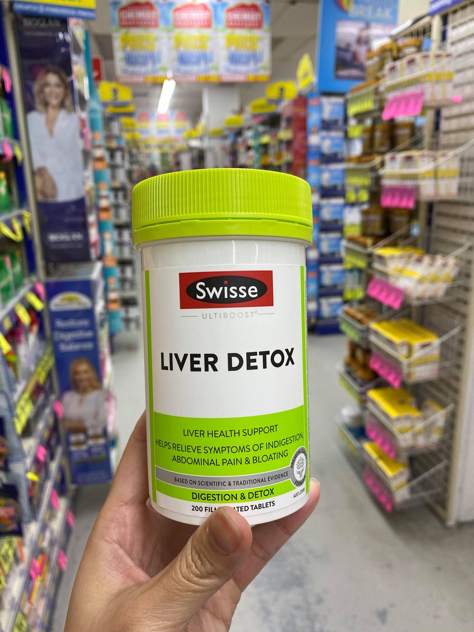 Gan Swisse Ultiboost Liver Detox - lọ 200 viên
