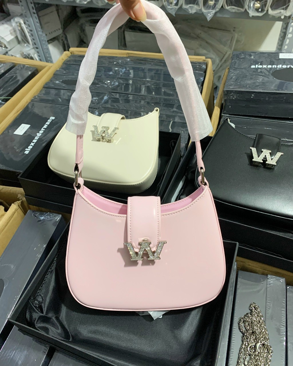 Túi kẹp nách WANG size 22cm Fullbox