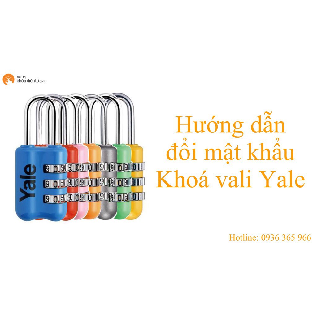 [HCM]Khoá vali du lịch có mã số Yale YP2/23/128/7