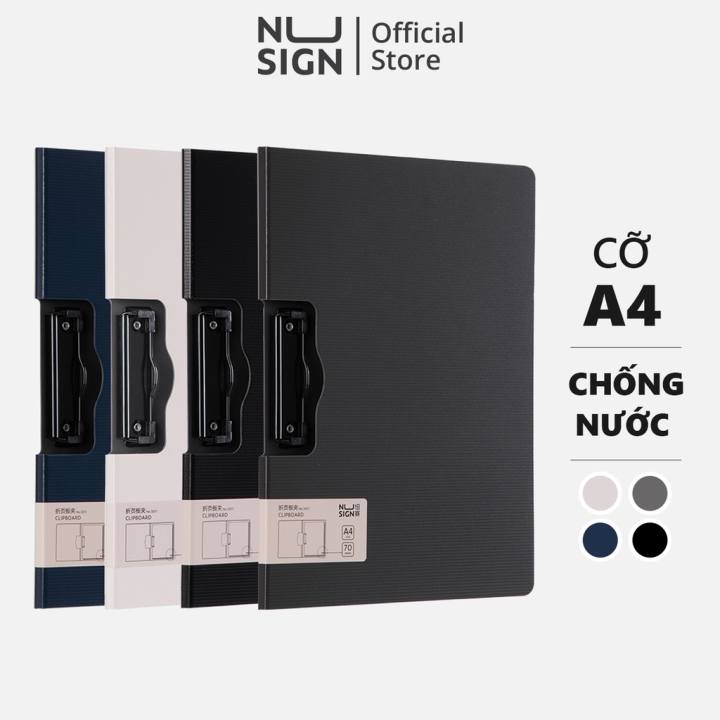 Bìa kẹp trình ký Deli A4 cao cấp - Giúp thuận tiện sắp xếp tài liệu NUSIGN - 5011