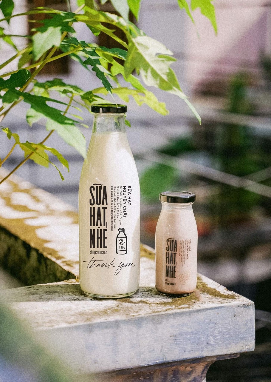 Chai Thủy Tinh Nắp Thiếc Đựng Sữa Hạt 1000ml. 1 lít