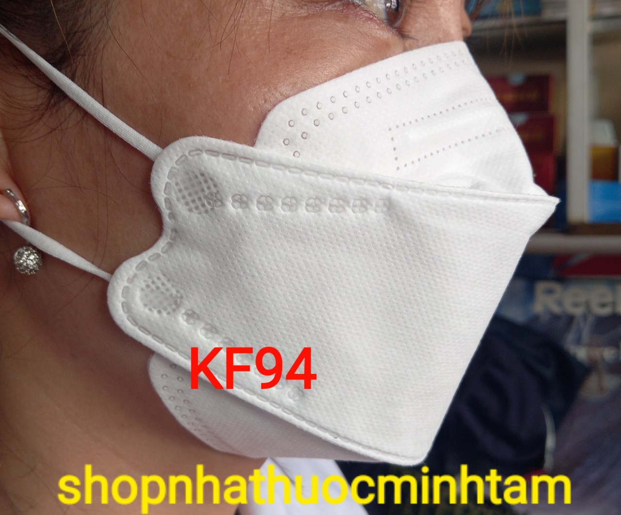 KHẨU TRANG KF94 HÀNG CHẤT LƯỢNG TỐT ( 1 BỊCH ) ( 10 CÁI ) TRẮNG