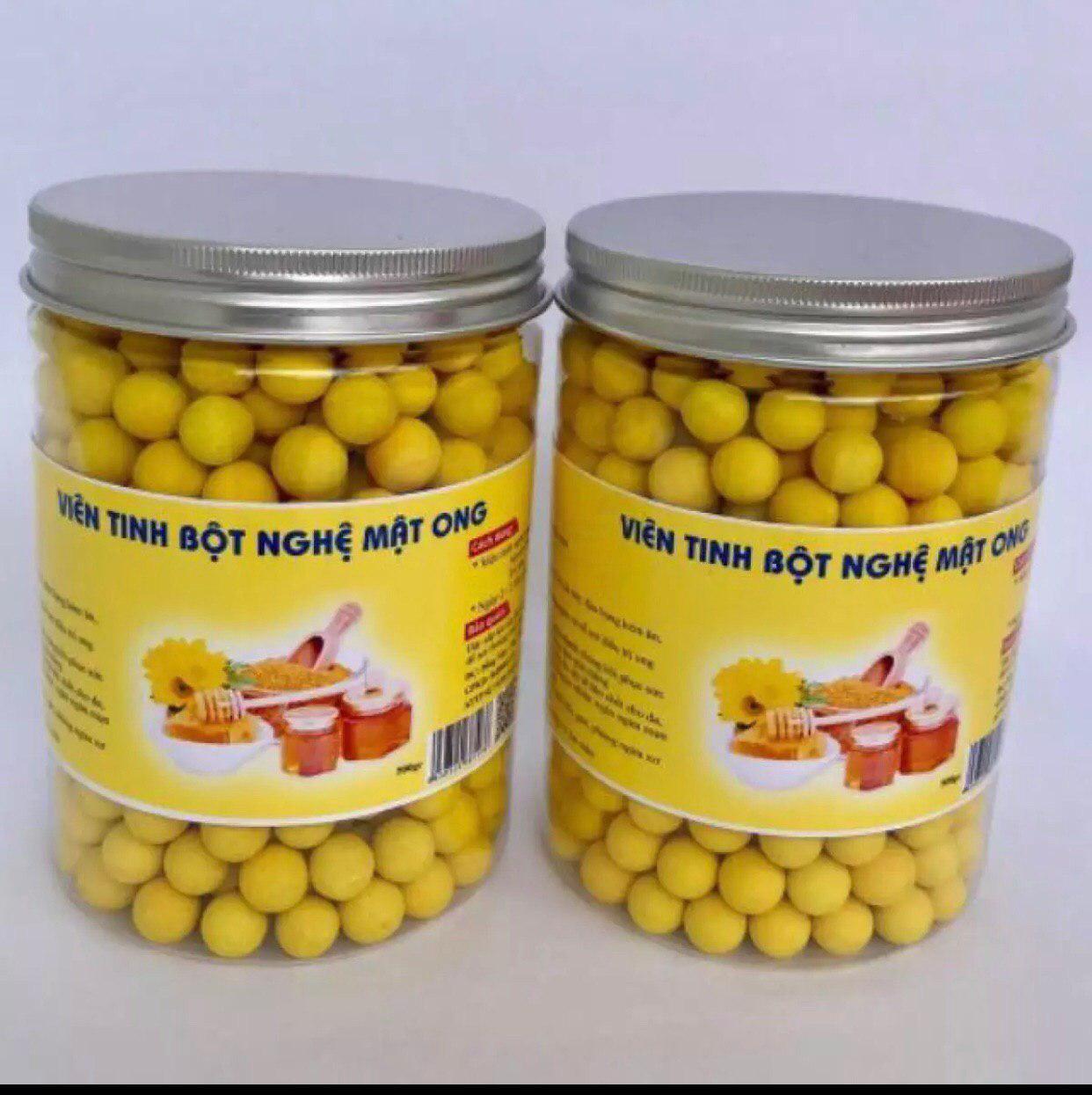 3 hũ viên tinh bột nghệ mật ong