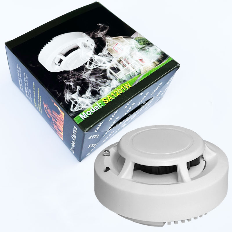 [HCM]Thiết Bị Báo Cháy Báo Khói SA1201W độc lập không dây - dùng pin 9V
