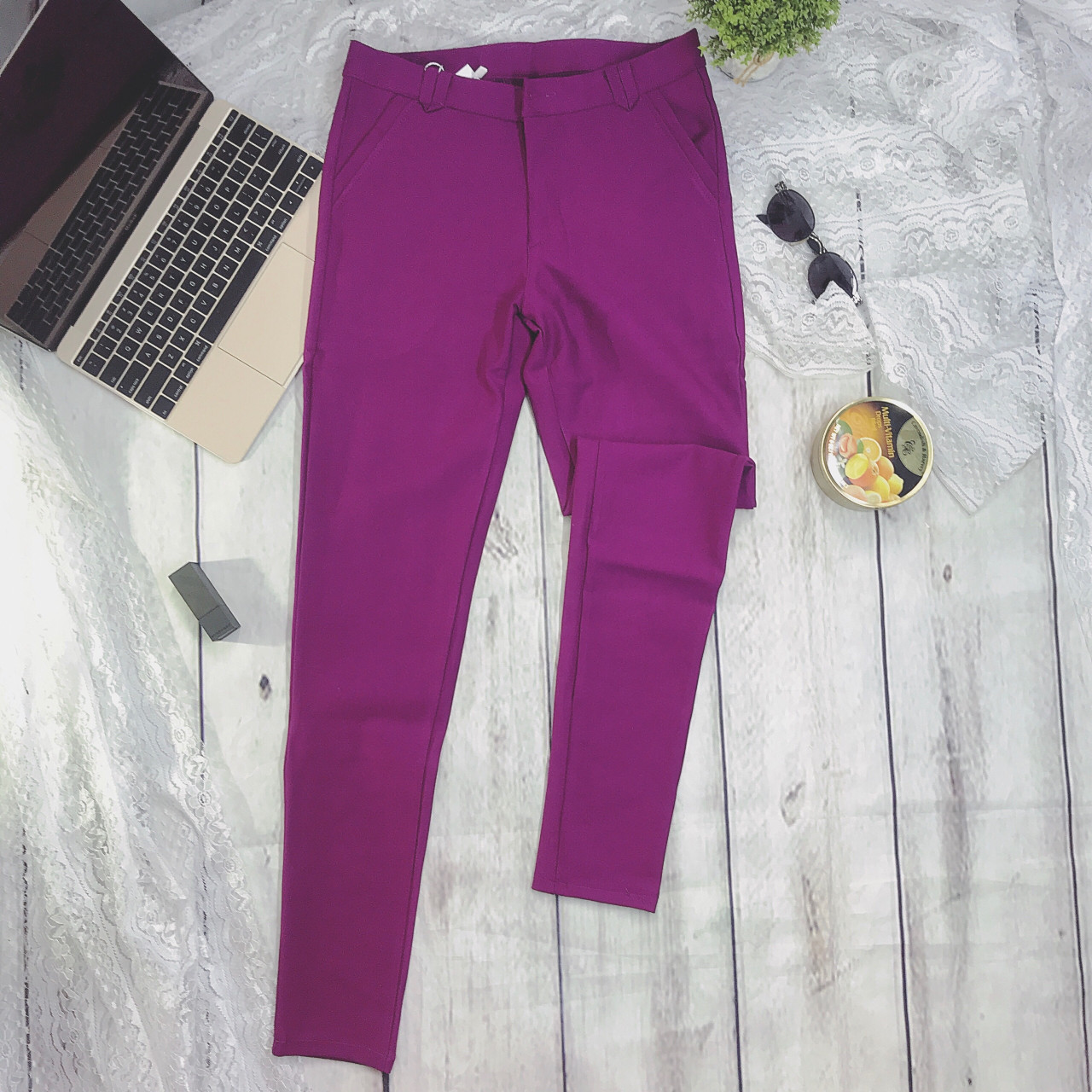 [HCM]Quần cotton dây kéo dài size trung hot