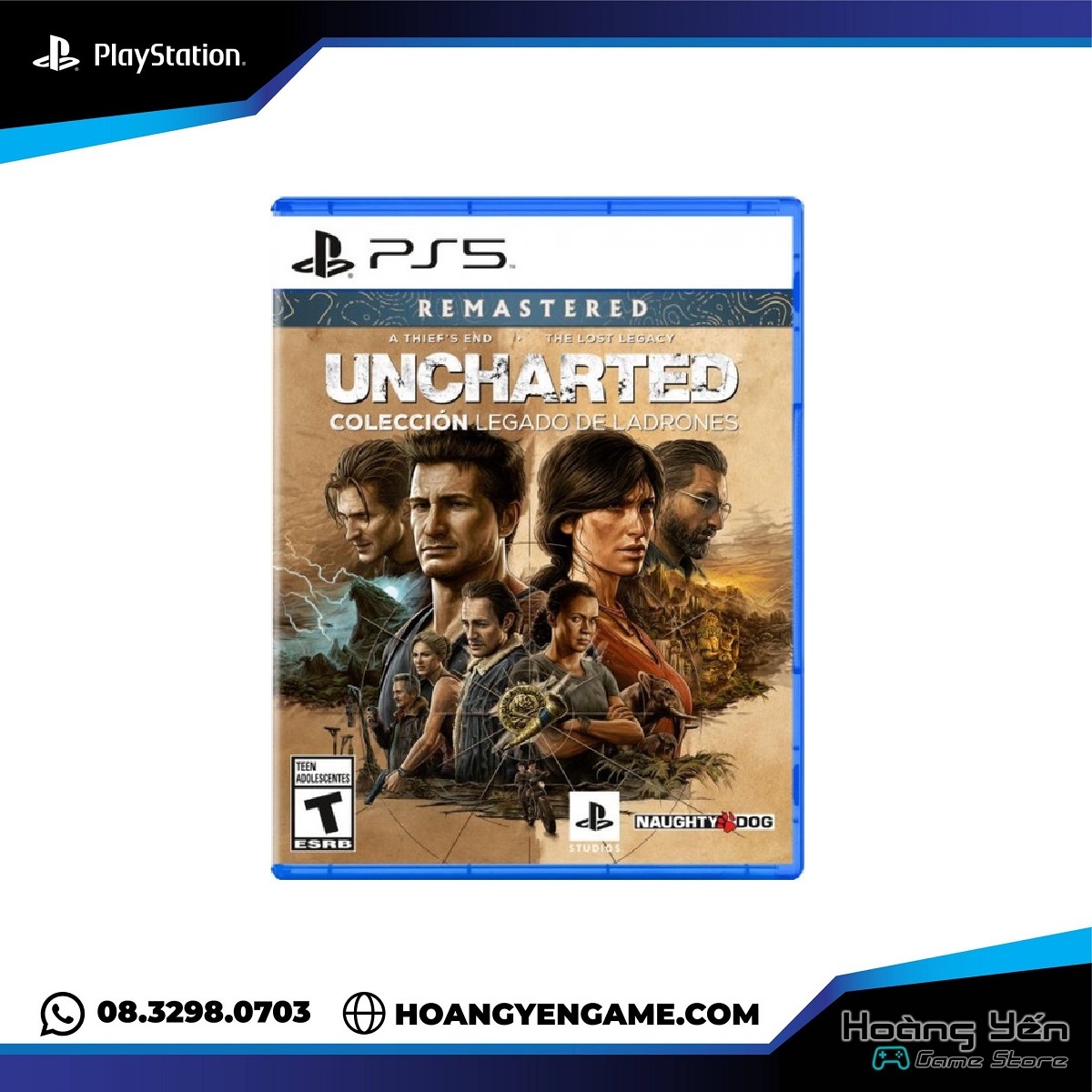 Đĩa game Uncharted Legacy of Thieves Collection PS5