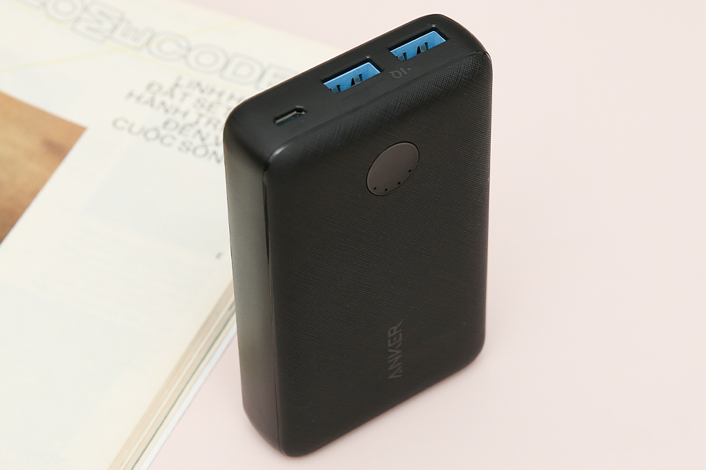 [HCM] A1223 (Tặng kèm cáp sạc) Pin sạc dự phòng 10.000mAh Anker PowerCore Select đen