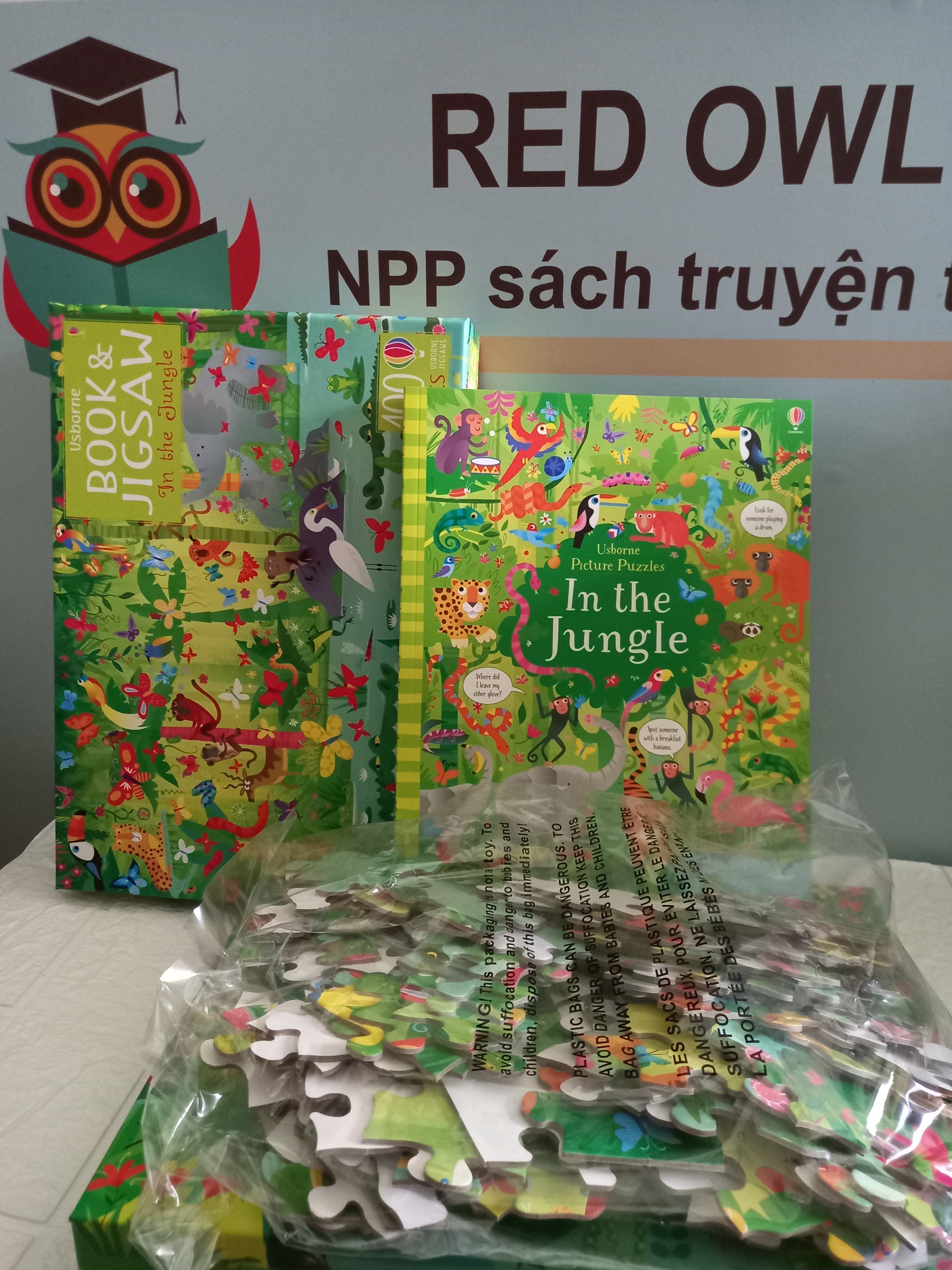 Usborne Book and Jigsaw In the Jungle