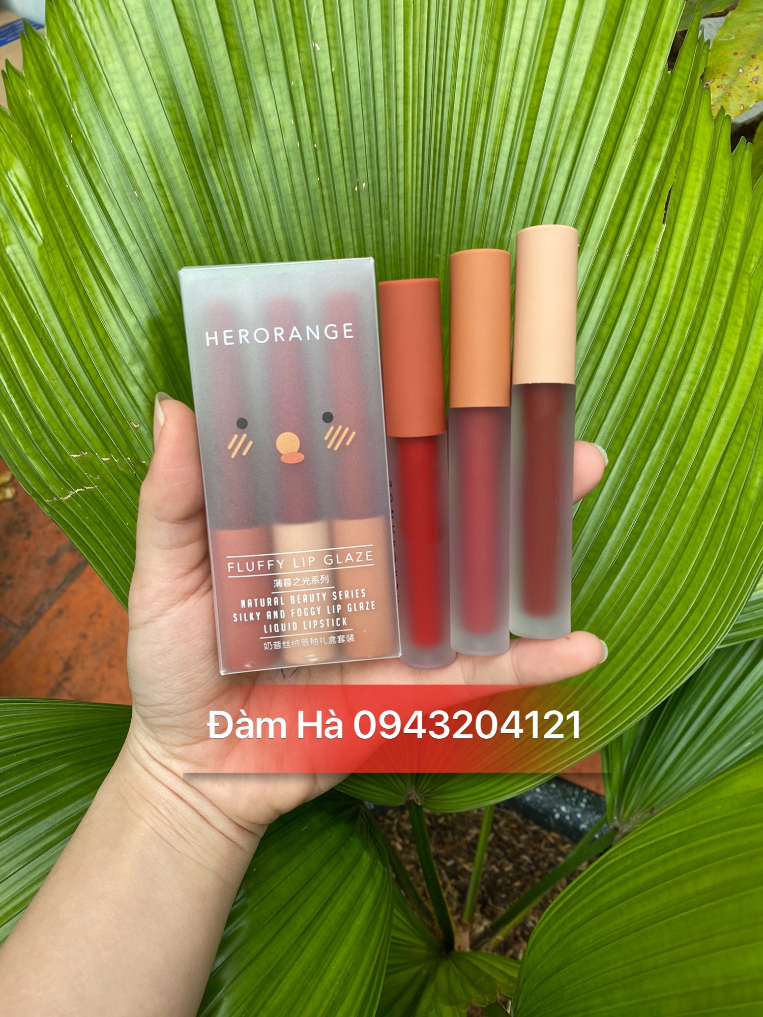 Set 3 cây son Hero Herorange nội địa trung set A