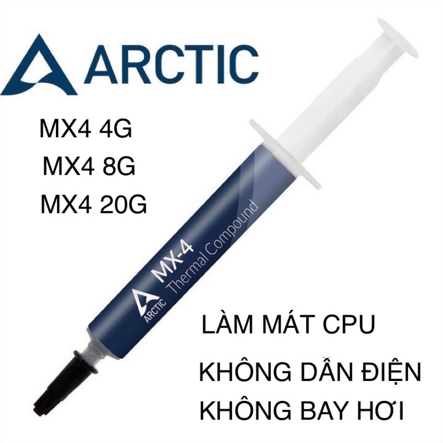 Keo tản nhiệt làm mát cpu mx4-4g - keo làm mát chíp - keo arctic mx4