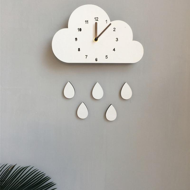 wooden cloud wall decor