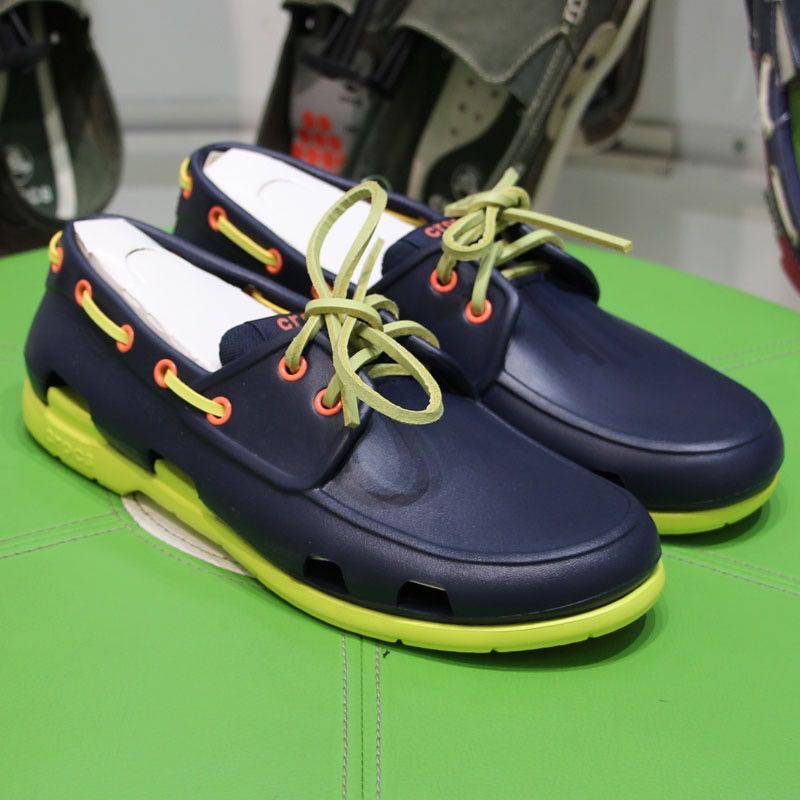 Giày Crocs Cột Dây Phong Cách Cổ Điển Cho Nam 206338