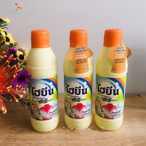 Nước tẩy cho quần áo màu Hygiene chai 500ml
