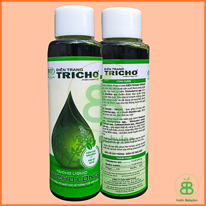 Nấm Đối Kháng Trichoderma Dạng Lỏng Trừ Nấm Bệnh Trên Cây, Cải Tạo Đất 100ML