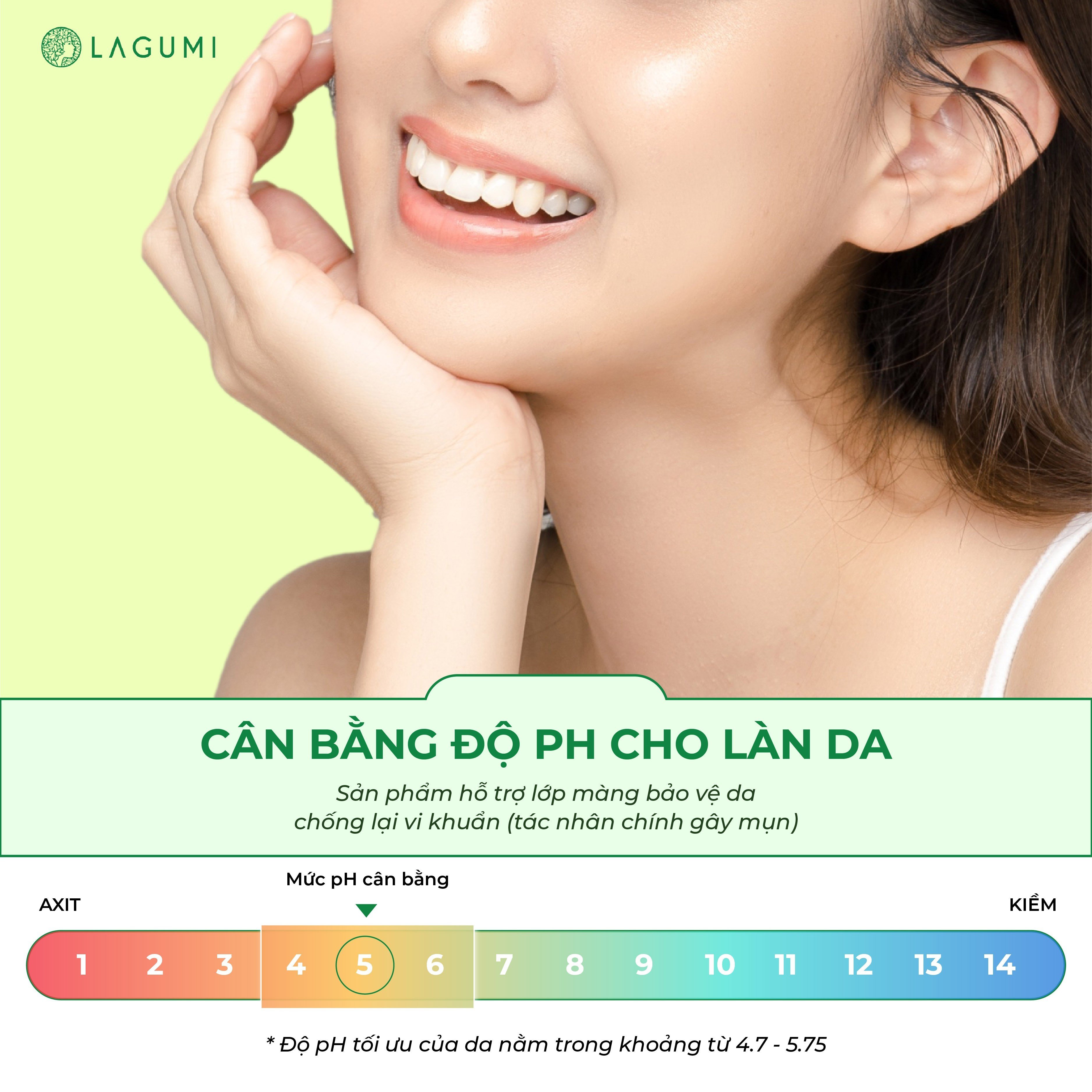 Combo sữa rửa mặt và serum dưỡng ẩm LAGUMI