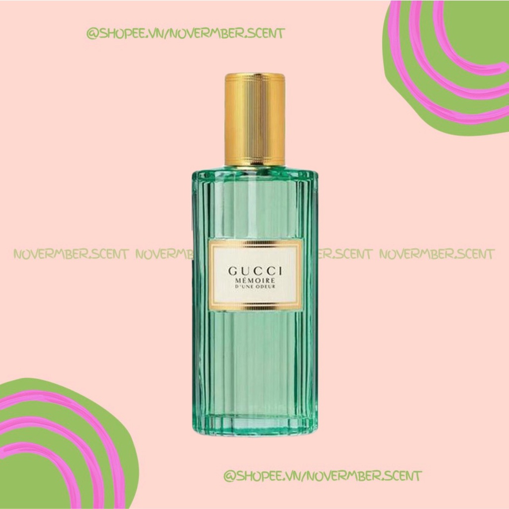 Nước hoa unisex gucci memoire d’une odeur edp - ᴛᴇsᴛᴇʀ 5ᴍʟ/10ᴍʟ/20ᴍʟ