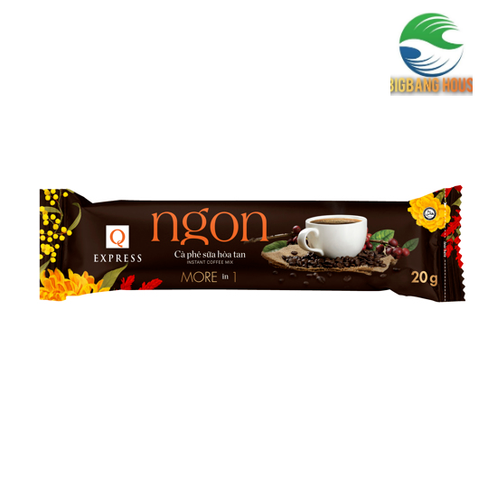 Cà Phê Ngon Trần Quang ( cà phê sữa More in 1), gói 24 tip