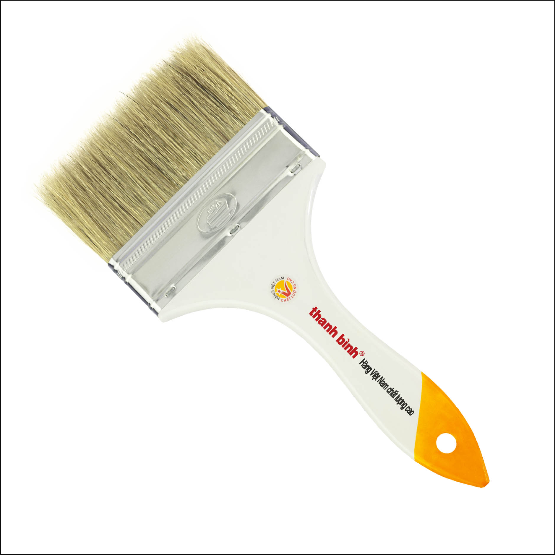 Cọ quét sơn chổi sơn  cán gỗ cao cấp bản 10cm