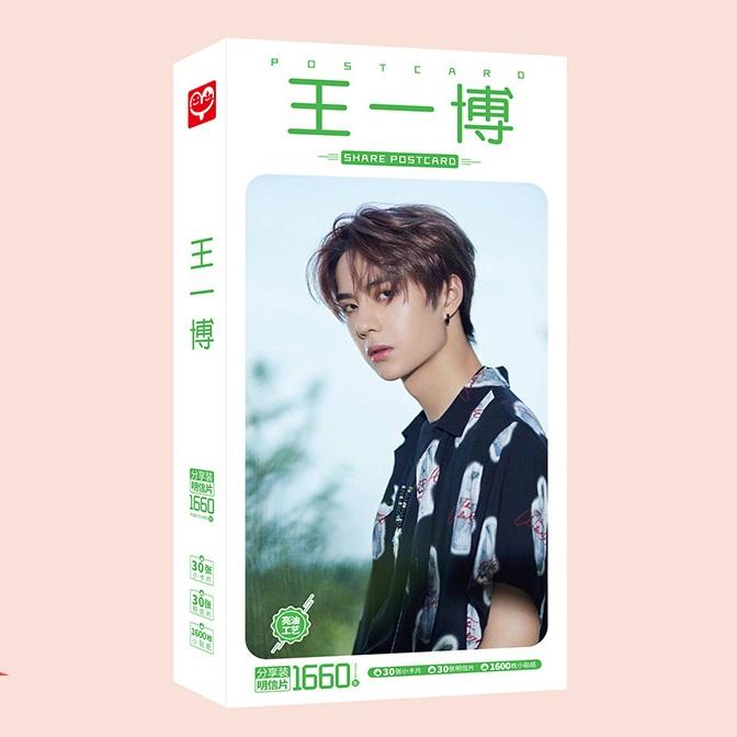 Postcard vương nhất bác lam vong cơ 1660 ảnh