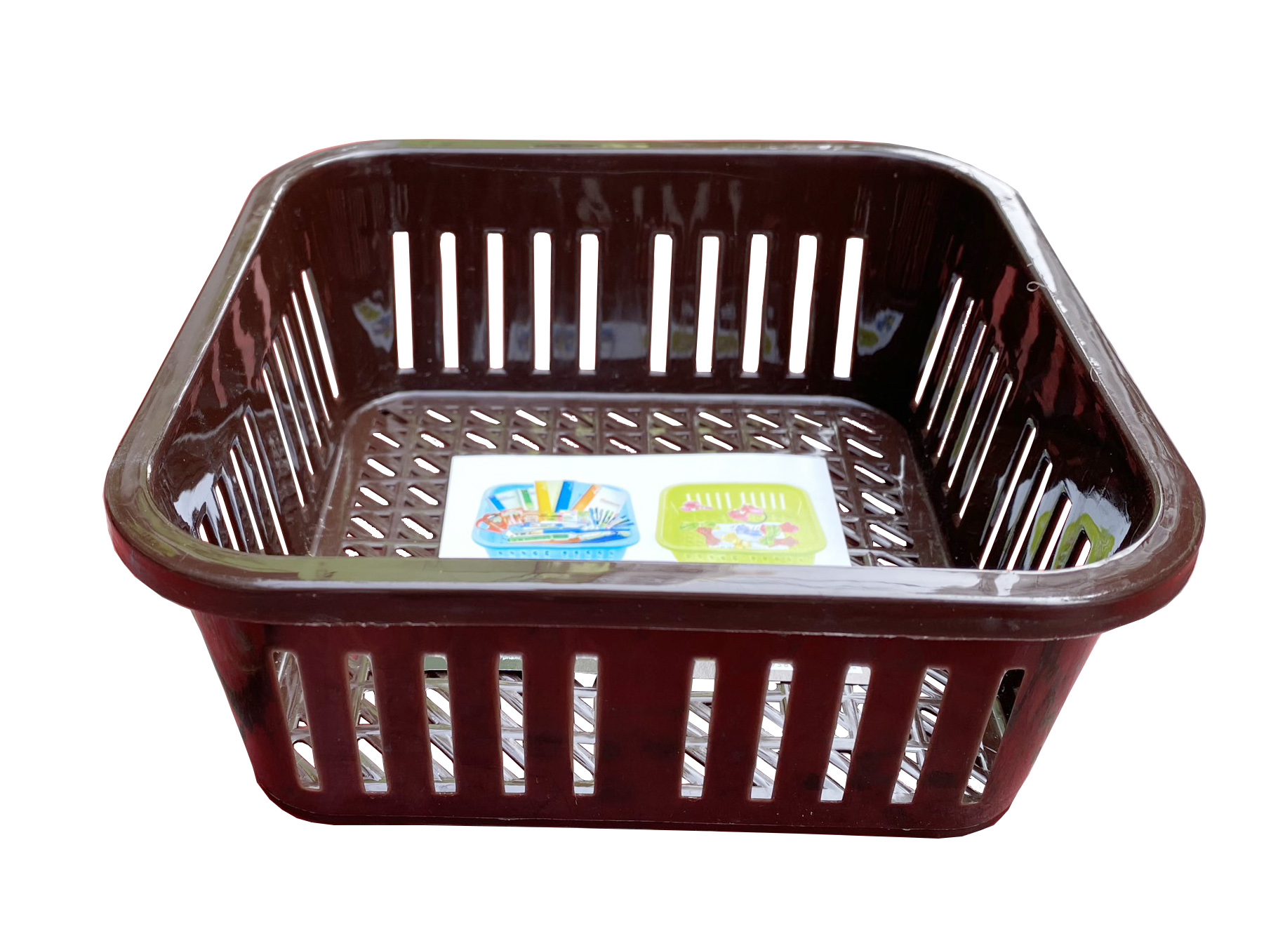 Rổ nhựa vuông nhựa TỰ LẬP TL106 - 16cm