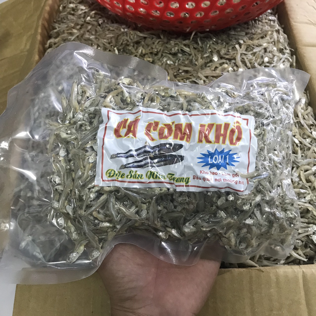 Cá cơm khô 500g - Cá cơm mờm trắng loại 1