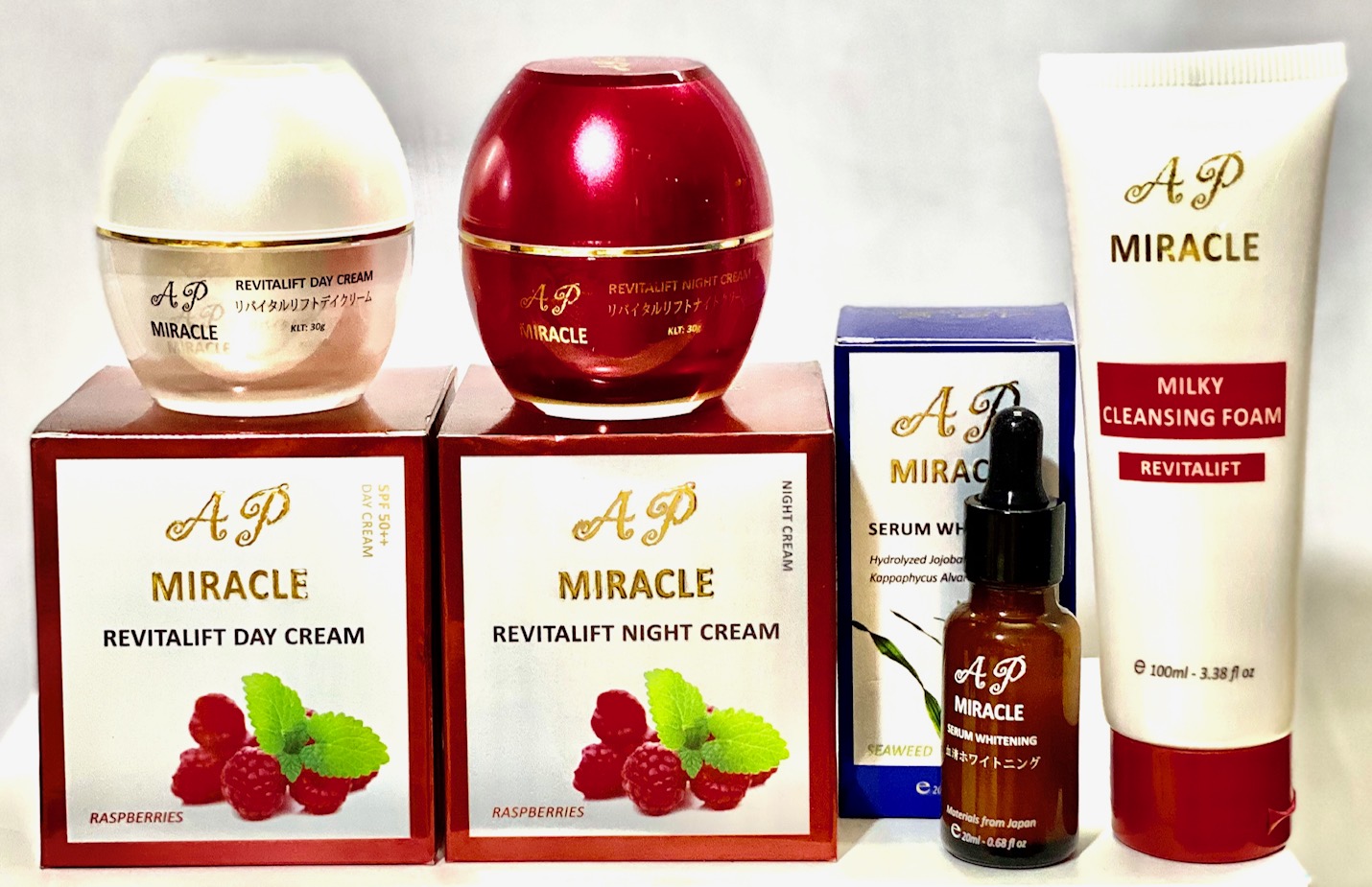 SỮA RỬA MẶT TRẮNG DA LÃO HÓA 100ML AP MIRACLE