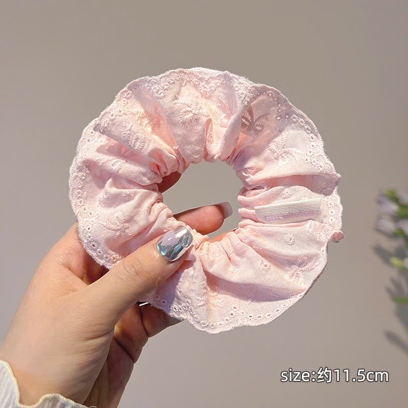SCRUNCHIES HOA LỤANHÚN M 30- NHIỀU MÀU THỜI TRANG , CỘT TÓC VẢI ĐEO TAY NỮ ĐỘC ĐẸP