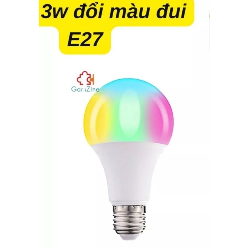 Bóng Đèn Led Búp Kín 3W Loại Tốt 9 Mắt Led Ánh Sáng Trắng, Vàng Nắng, Đổi Màu Dùng Trang Trí Thắp Sáng - Chất Lượng Tốt