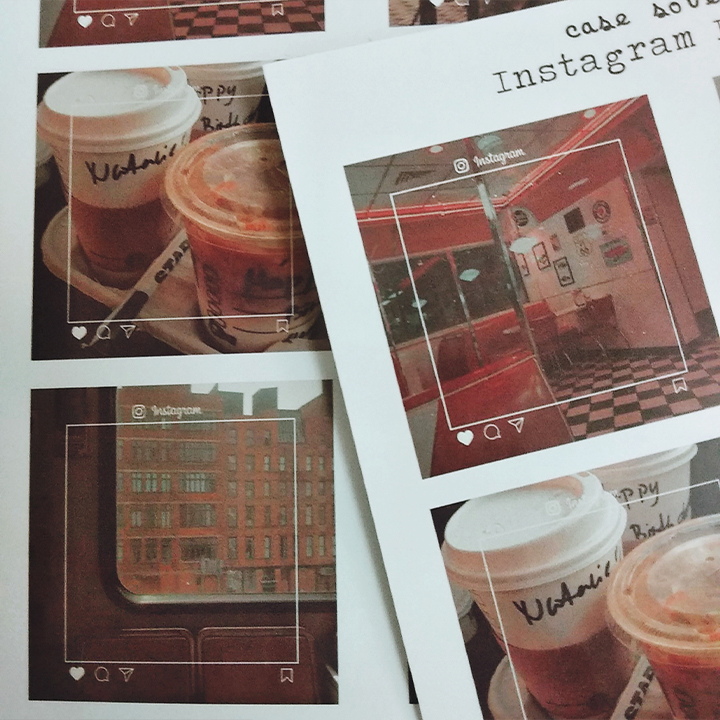 Set Sticker chủ đề Instagram Frames trang trí Bullet Journal / Planner - Case Sover