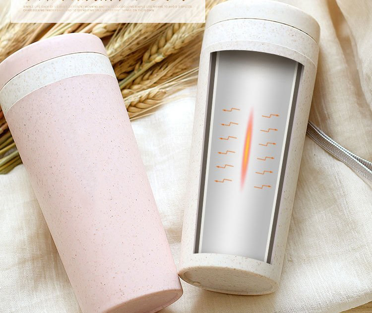 Bình Giữ Nhiệt Lúa Mạch 300ml Cao Cấp
