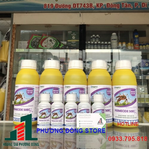 Thuốc diệt muỗi và côn trùng  Permecide 50EC - Chai 100ml