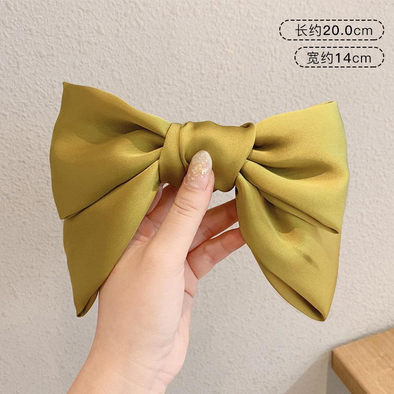 Kẹp tóc nơ bướm bản to phong cách Hàn Quốc