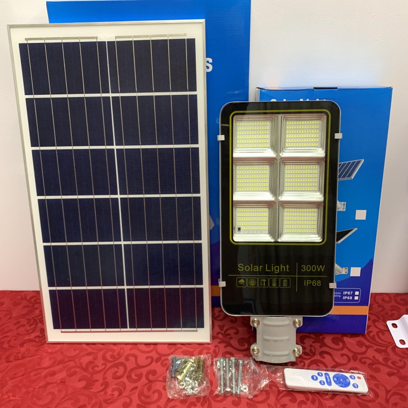 Đèn Cao Áp Năng Lượng Mặt Trời 300W Mẫu Mới IP68 Chống Nước
