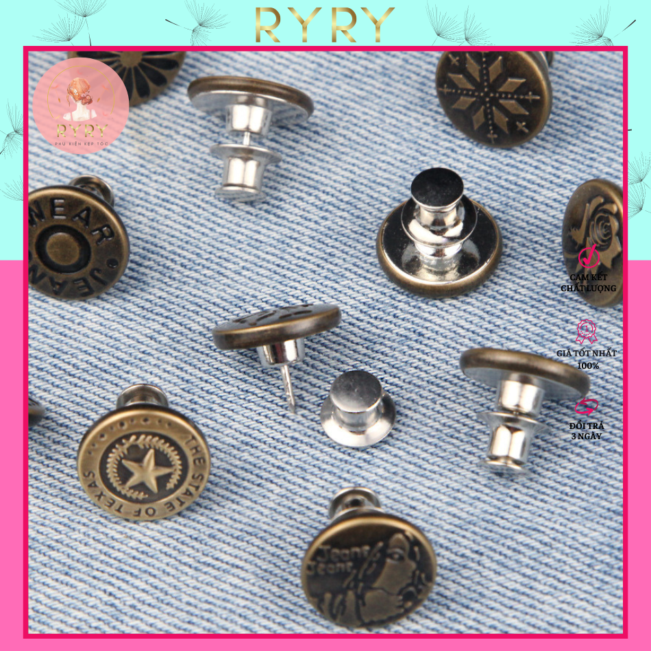 Metal Jeans Buttons