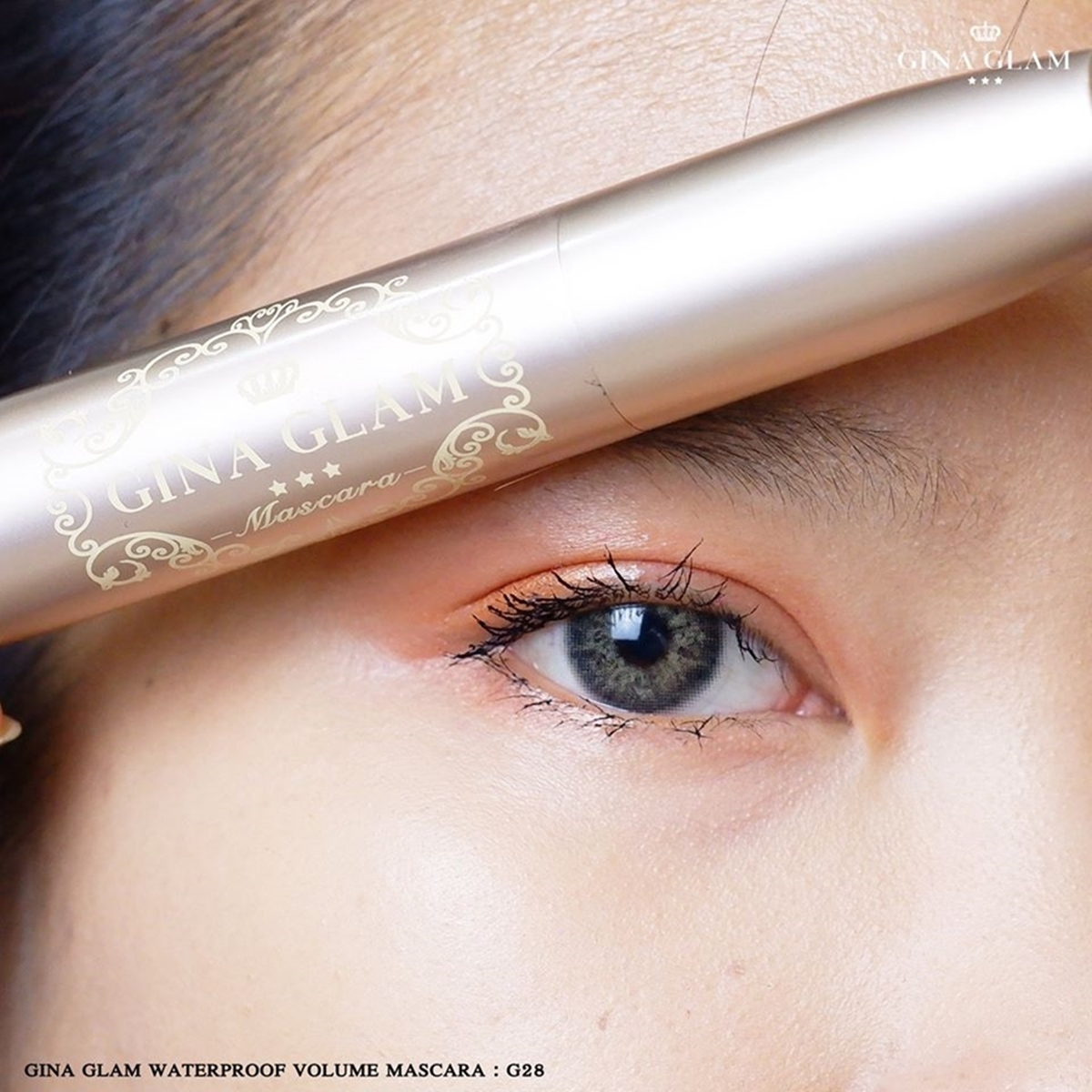 Chuốt Mi Gina Glam Waterproof Volume Mascara 8g
