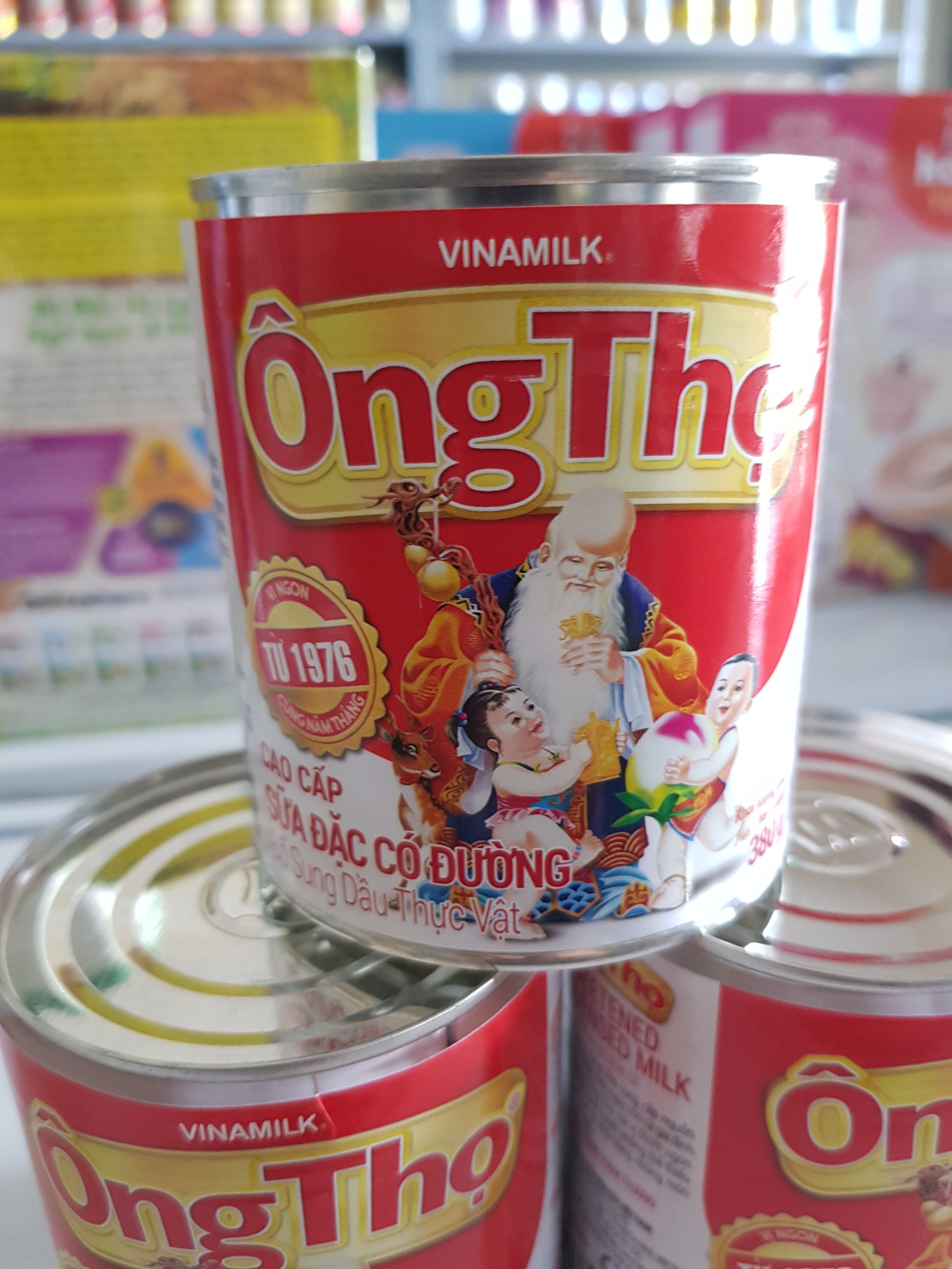 Sữa đặc có đường Ông Thọ đỏ lon 380g