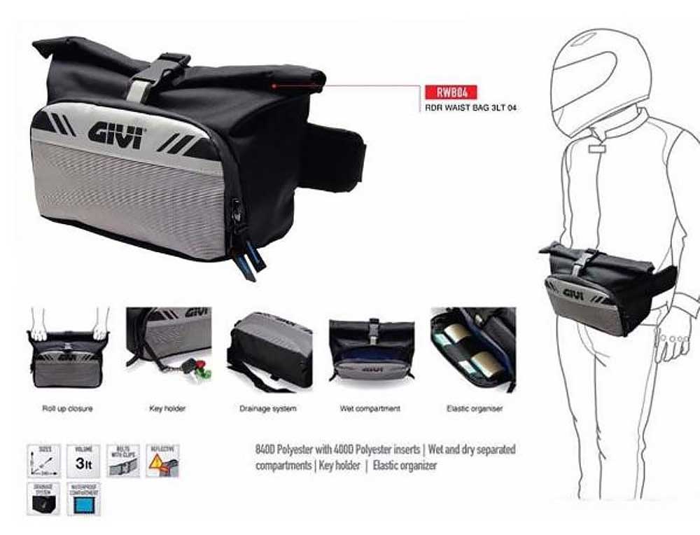 [CHÍNH HÃNG] Túi đeo hông chống nước GIVI RWB04