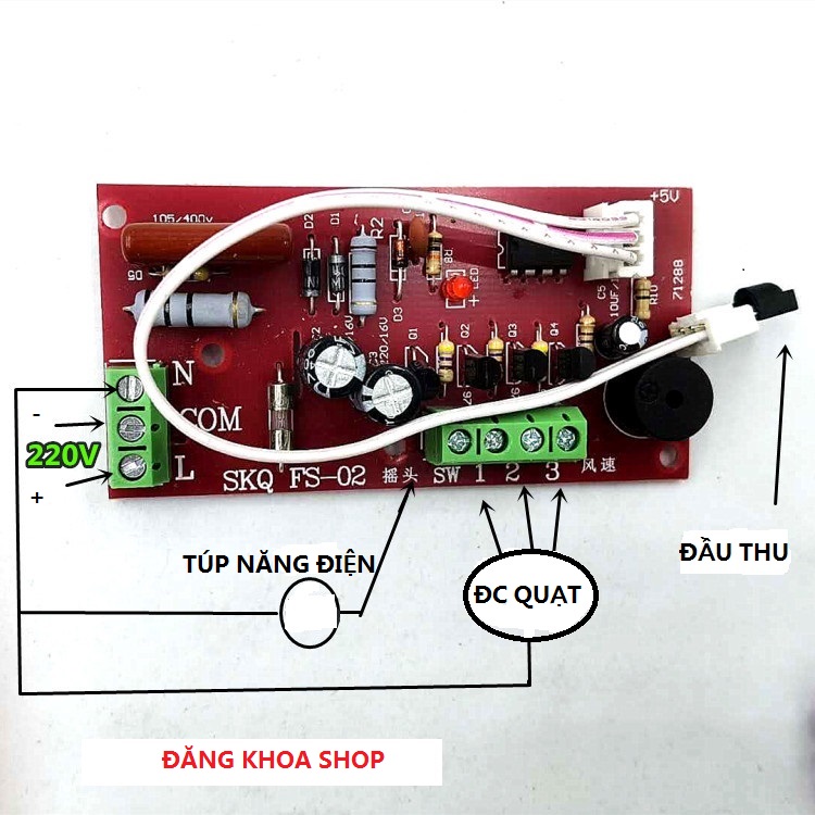 MẠCH ĐIỀU KHIỂN QUẠT SKQ FS-02